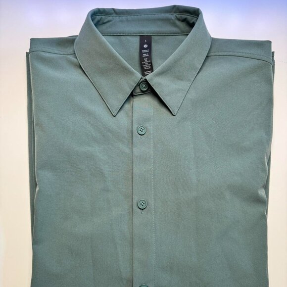 Lululemon New Venture Classic Fit LS Shirt MEFO Medium Forest - Picture 2 of 7